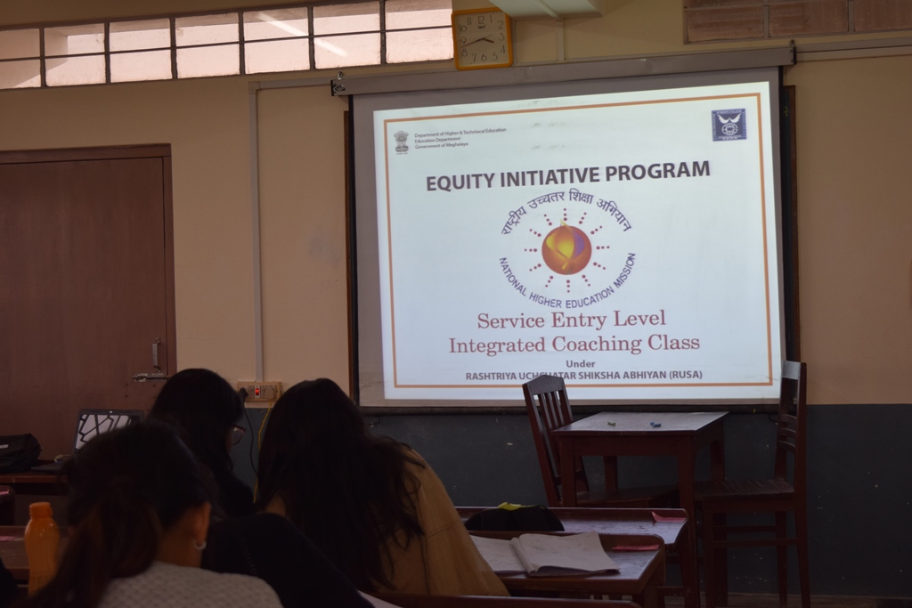 Equity Initiatives programme conducted under RUSA in beneficiary institutions